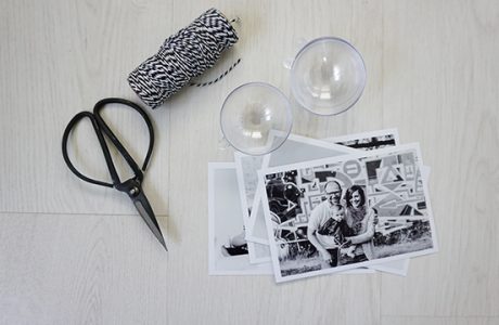 DIY – Fotomobile aus transparenten Weihnachtskugeln