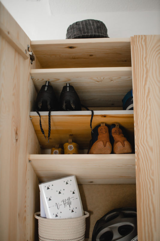 Ikea Hack Ivar als Schuhschrank sanvie.de